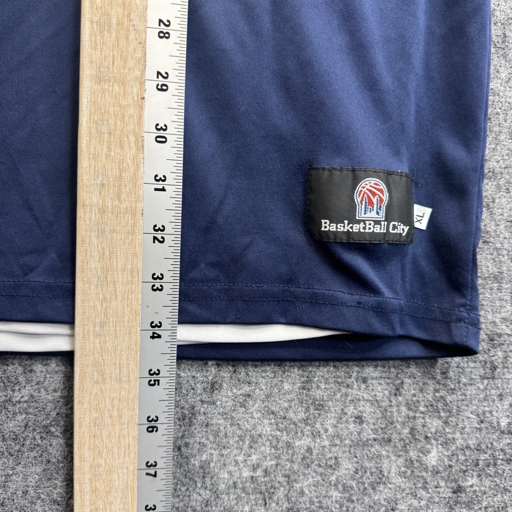 BasketBall City Reversible Basketball Jersey Men's XL #41 Navy Blue - Picture 5 of 6